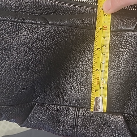 Coach Soho Duffle Pebbled Brown Leather Shoulder Bag - Picture 14 of 15